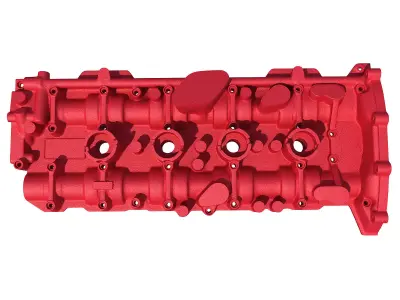 Red Engine Cover 3D model by 3D-Horse