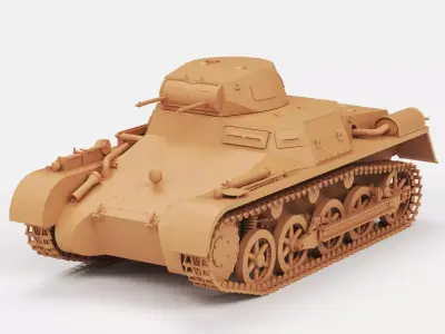 PzKpfw I Ausf A 3D print model