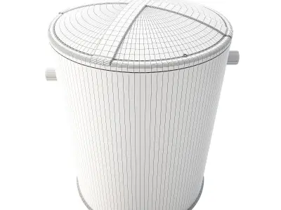 Domestic Wastewater Treatment Plant 3D model