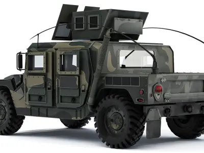 HMMWV M1165A1 2015 3D model