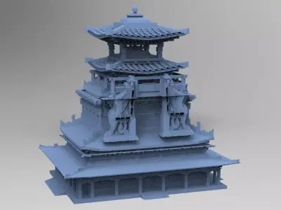 Warlord Tower 4  3D model