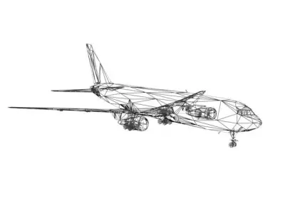 AIRCRAFT T T767 3D model