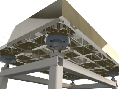 CMM MEASURING TABLE WITH PRECISION SCALE Low-poly 3D model
