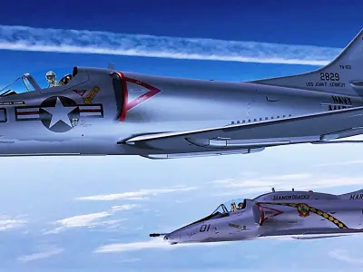 A-4F fighter Free 3D model