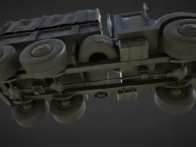 Truck army 3D model