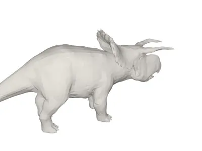 Dinosaur triceratops Low-poly 3D model purchase