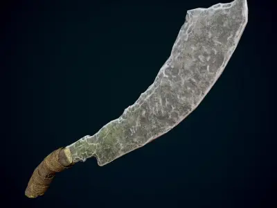 Primal Cleaver Free low-poly 3D model