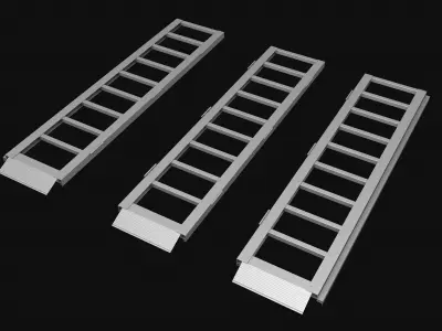 Loading ramp Sand track ladder R3 3D model