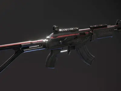 STV-380 with OPL40M Low-poly 3D model