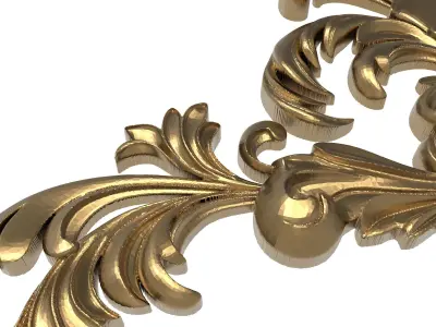  decorative pattern ready for 3D printing 3D model