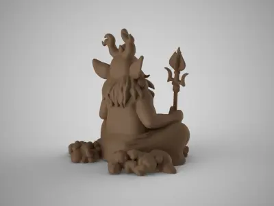 Old Centaur Sculpture 3D print model