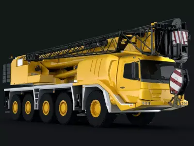 Mobile Crane GMK 5059 3D model