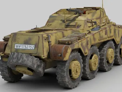 SdKfz 234 3 3D model