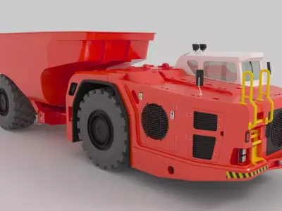 Underground Mining Truck 3D model
