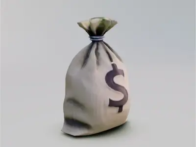 Bag Money 3D model