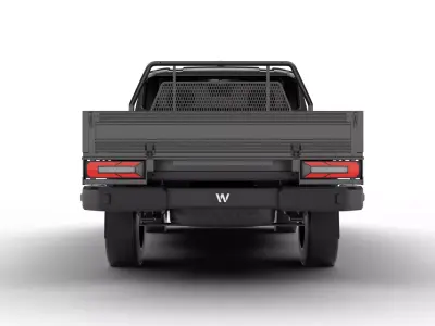 Kia Tasman Single Cab Chassis 2026 3d model 3D model