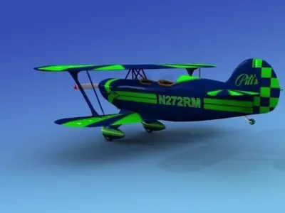 Pitts Special 3D model 8