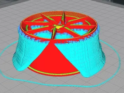 ASTON WHEEL 007 SPY 3D print model