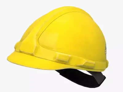 Hard Hat PBR Low-poly 3D model