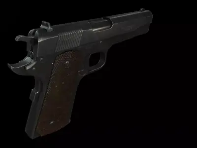 Colt 1911 low Poly PBR Low-poly 3D model purchase