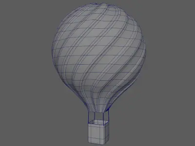 Balloon Minimal Style 3D Mdel 3D model