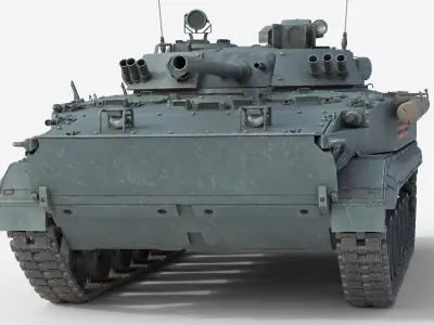 BMP 3 Tank Infantry Fighting Vehicle Low-poly 3D model