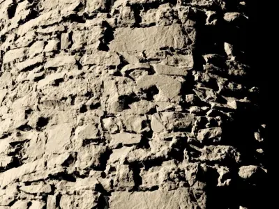  Antique Masonry Matrial 02 3D model