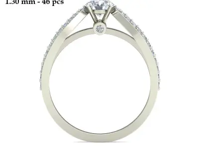 Wedding Ring  3D print model 119