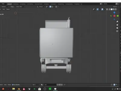 simple truck  Free 3D model