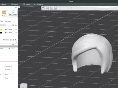 Custom3Dprint Minifigure Accessory - Minifigure Hair S2 - 119 3D print model