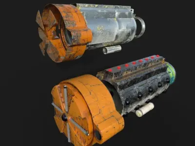 The Gulpster Low-poly 3D model