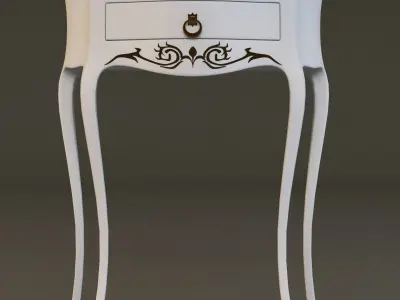 tonin casa 3802 nightstand 3D model