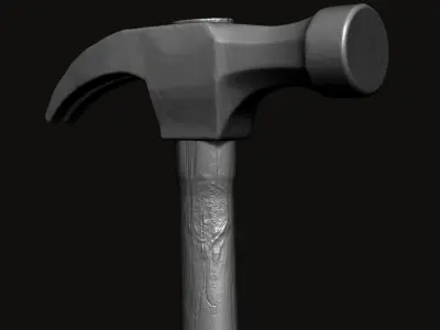 Hammer - High Detailed Free 3D print model