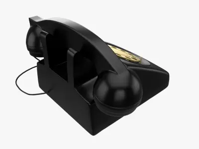 Antique Retro Phone 3D model