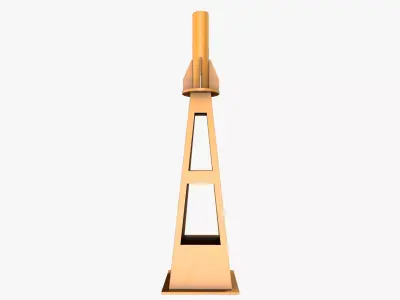 Industrial Jack Low-poly 3D model