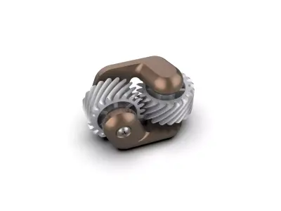 Gear Fidget Spinner Style 3D print model