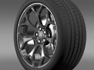 Chrysler 300S 2015 wheel 3D model