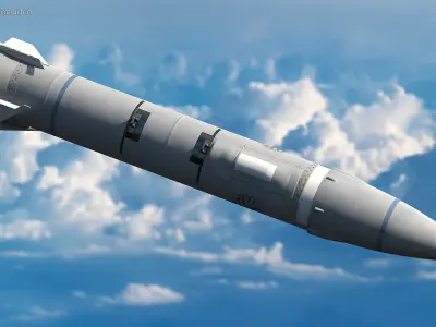 Hypersonic Missile AGM-183A ARRW 3D model