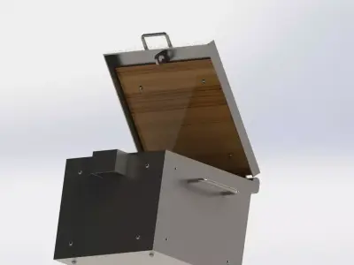 explosive box single 3D model