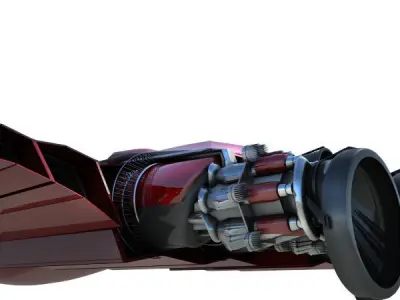 Streamline Jet  - Spacecraft 3D model
