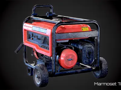 Portable Generator 3D model buy