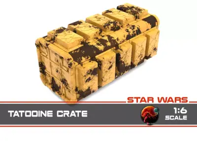 Tatooine Crate 1-6 scale Hottoys 3D print model