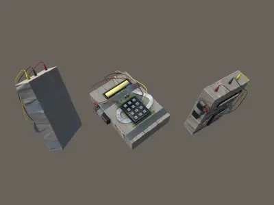 Bomb CS Low-poly 3D model