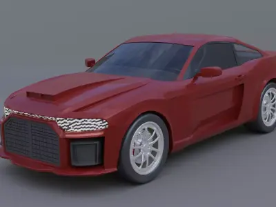 Generic Muscle car mark 2 3D model