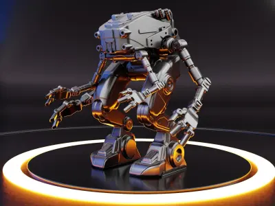 Robot Tank  3D print model