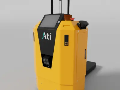 Ati Package Lifter Robot Low-poly 3D model