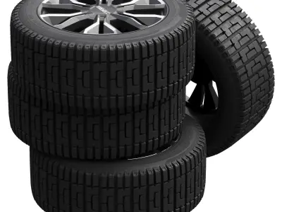 GMC wheels 3D model