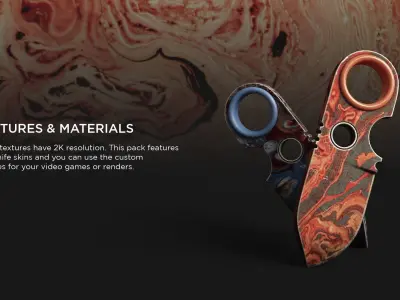 Phalanx Knife 3D model