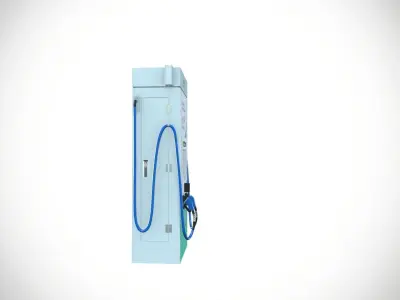 Petrol Dispensing Fuel Pump 3D model