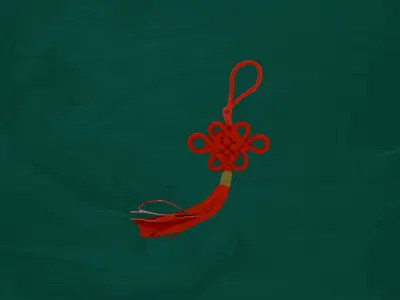 Chinese Knot Low-poly 3D model